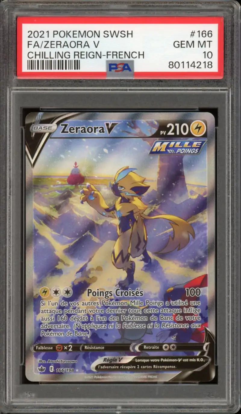 PSA 10 Zeraora V