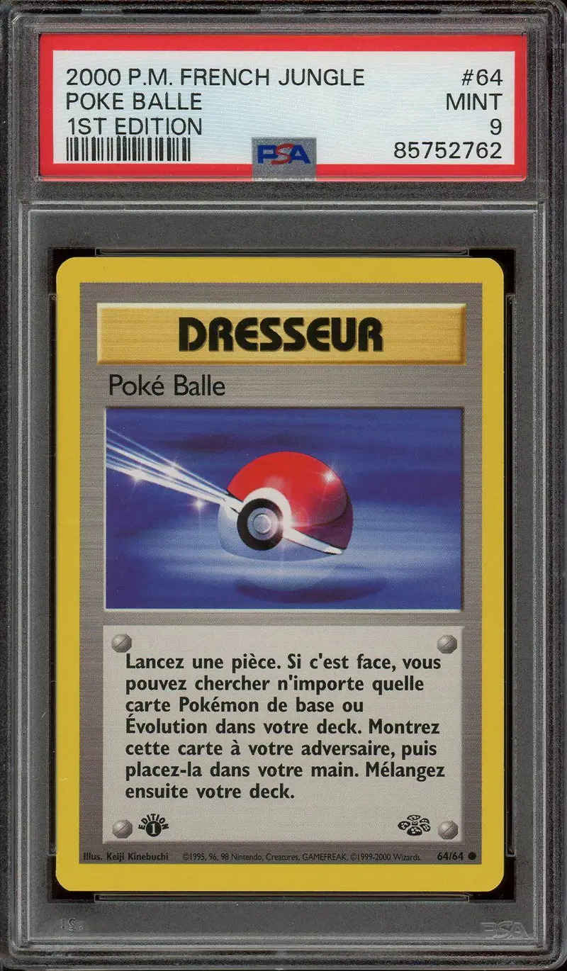 PSA 9 Poké Balle