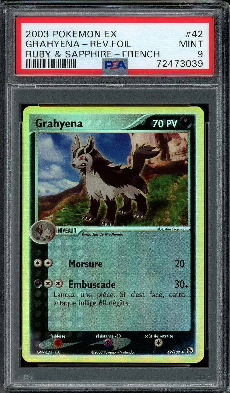 PSA 9 Grahyena Reverse