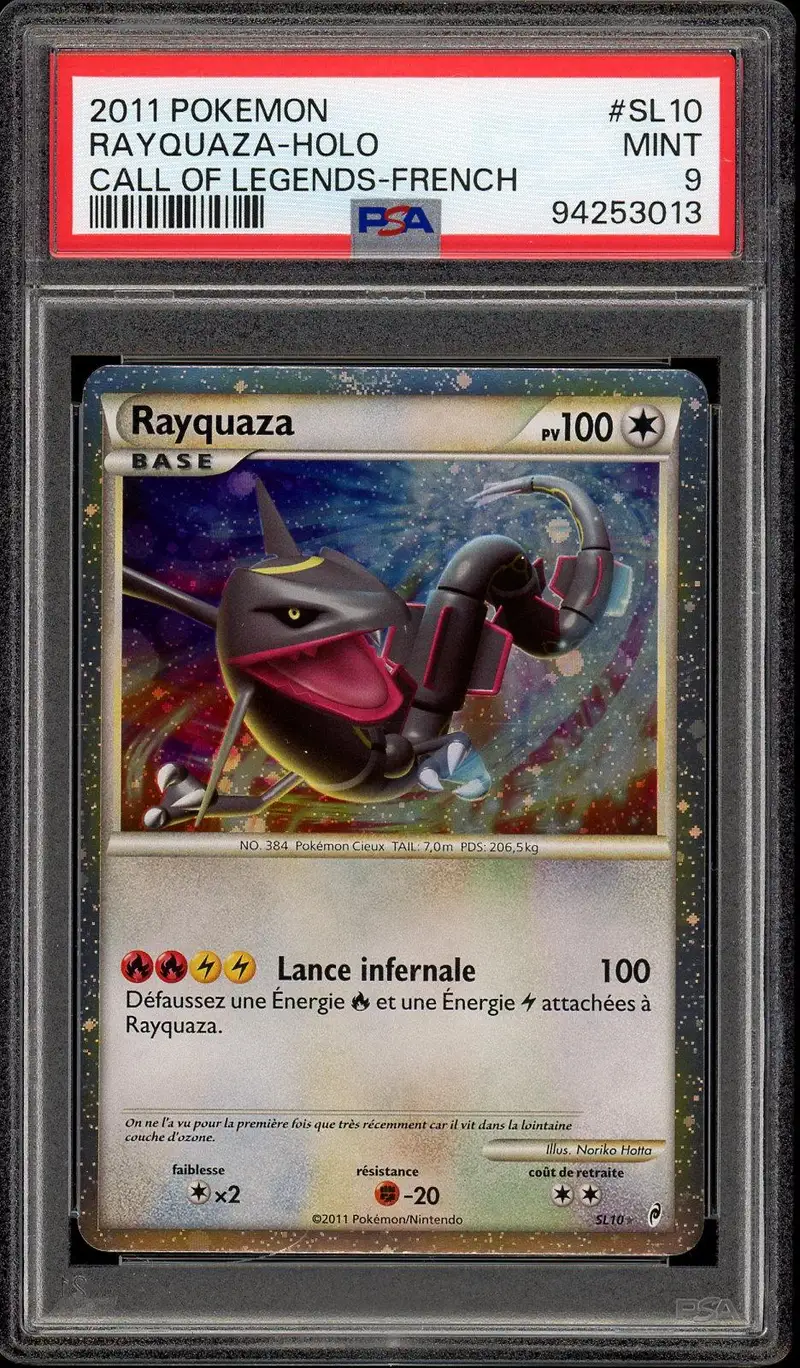 PSA 9 Rayquaza Holo