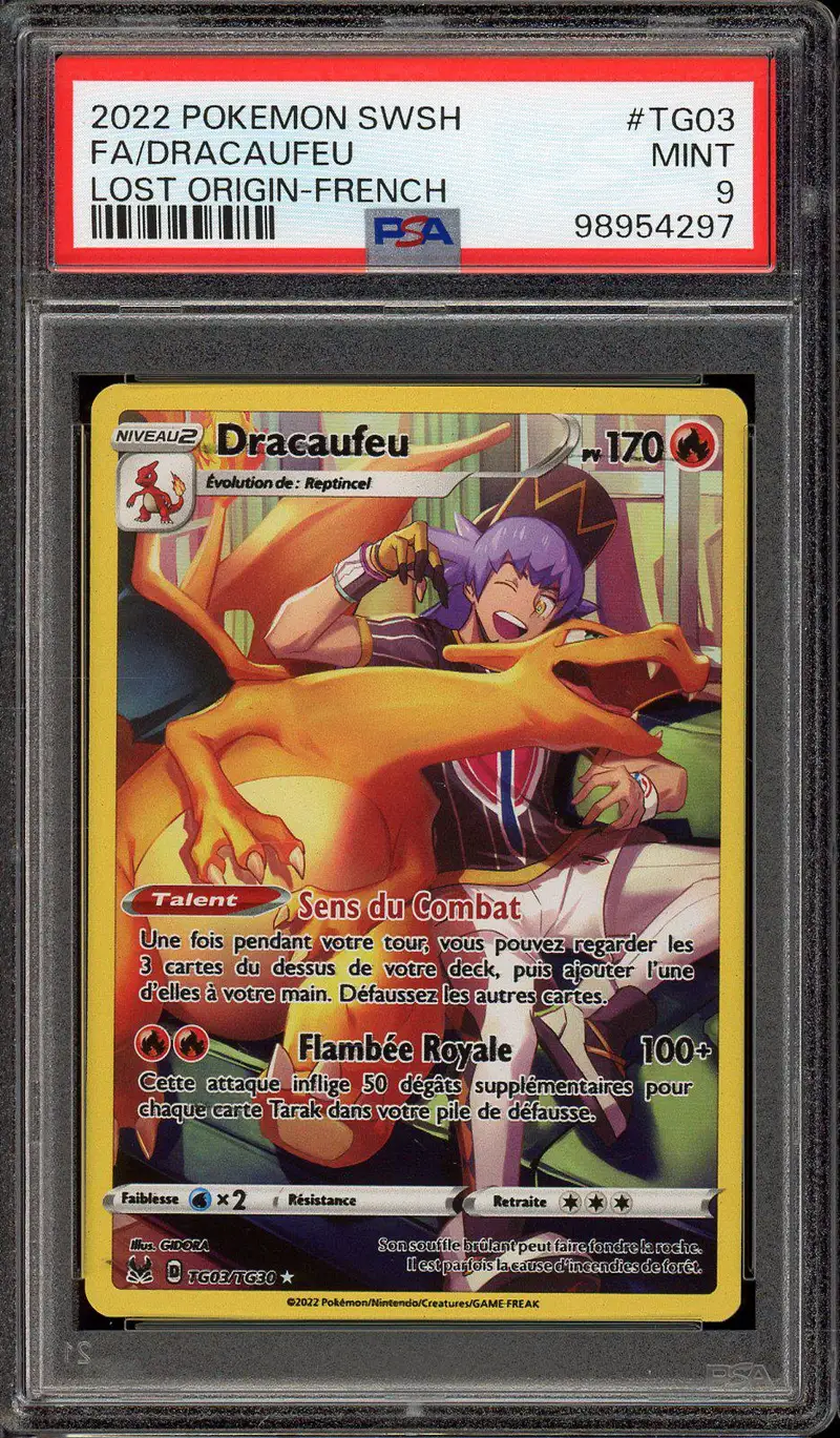PSA 9 Dracaufeu