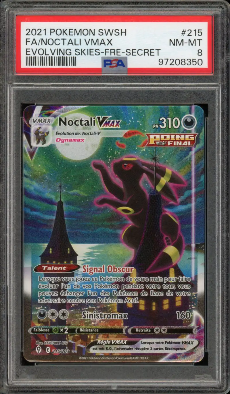 PSA 8 Noctali VMax