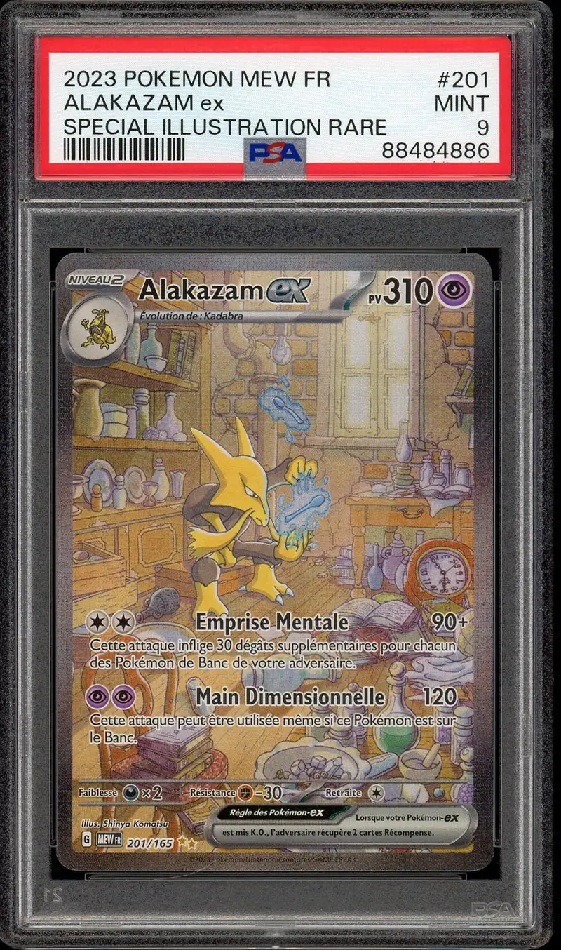 PSA 9 Alakazam Ex