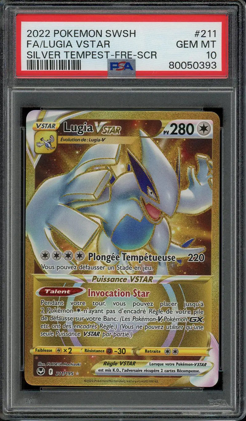 PSA 10 Lugia VStar Gold