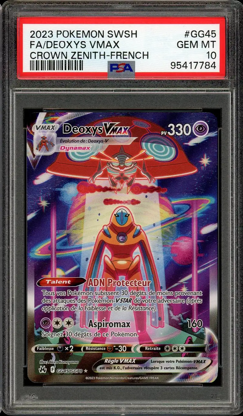 PSA 10 Deoxys VMax