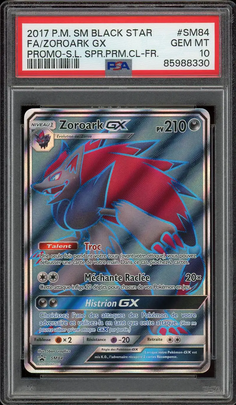 PSA 10 Zoroark Gx
