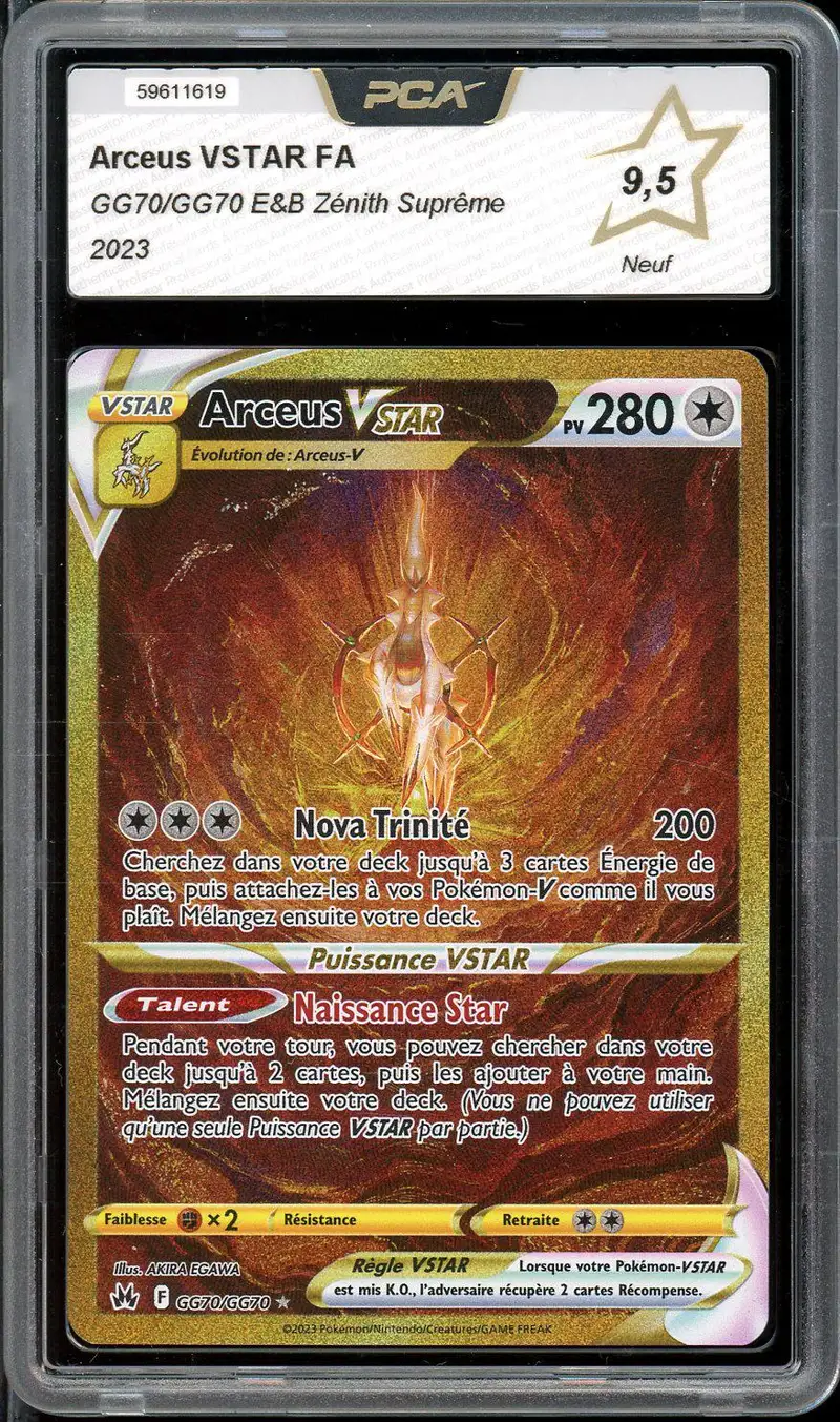PCA 9.5 Arceus VStar Gold
