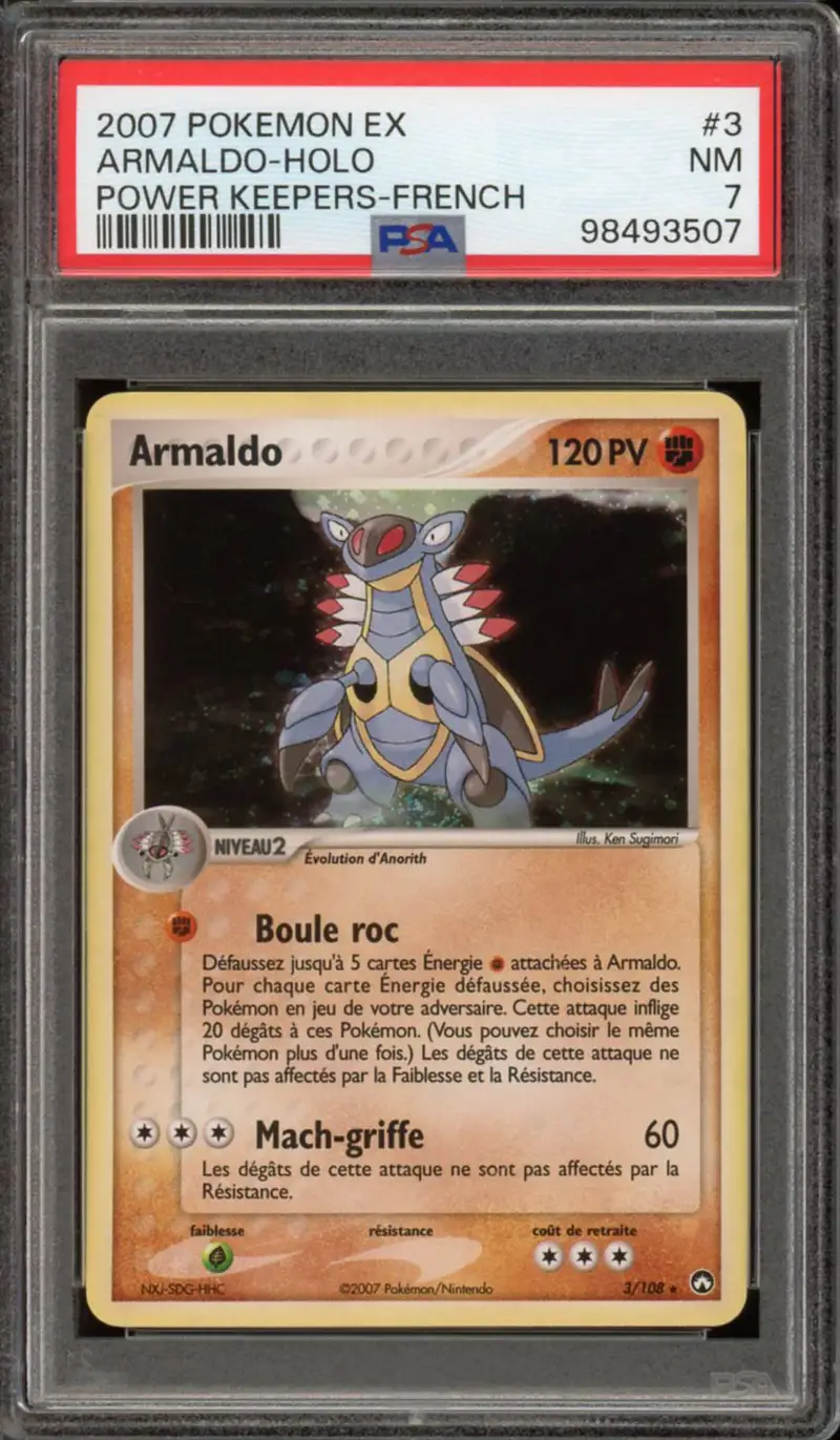 PSA 7 Armaldo Holo