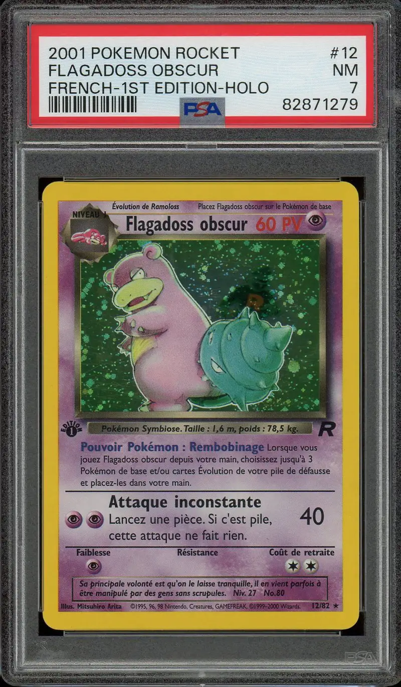 PSA 7 Flagadoss Obscur Holo