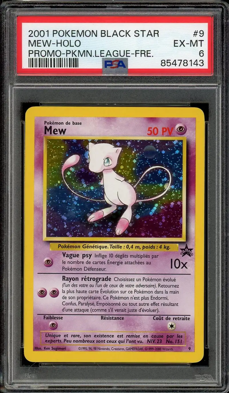 PSA 6 Mew Holo Promo