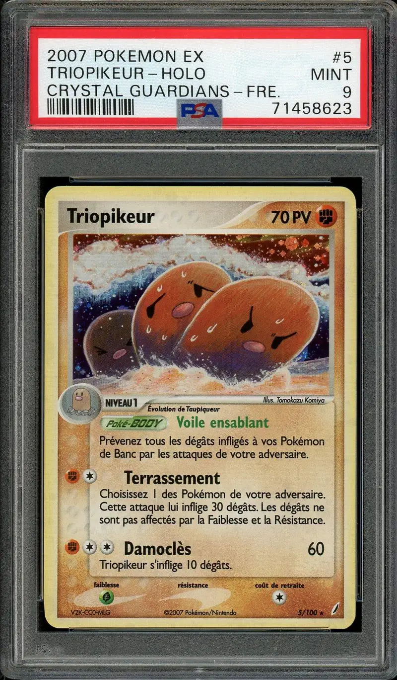 PSA 9 Triopikeur Holo