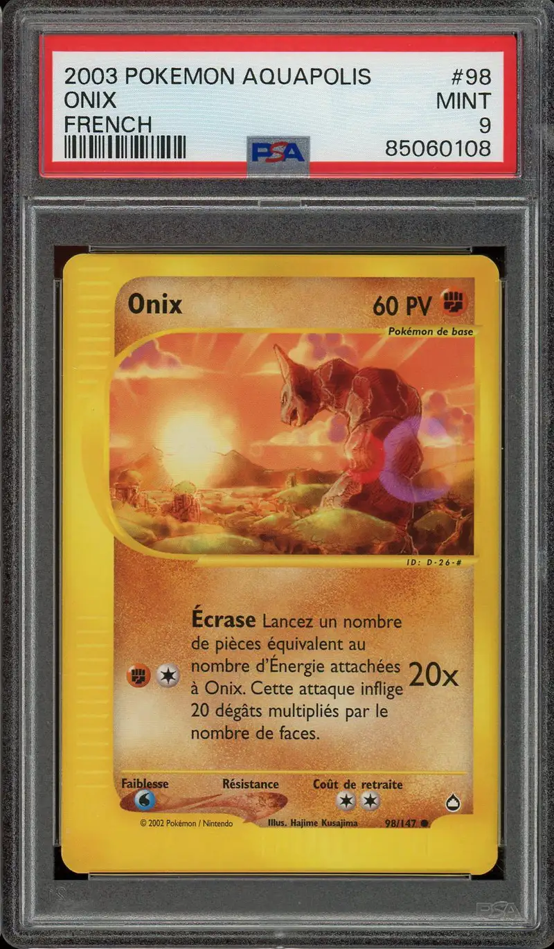 PSA 9 Onix