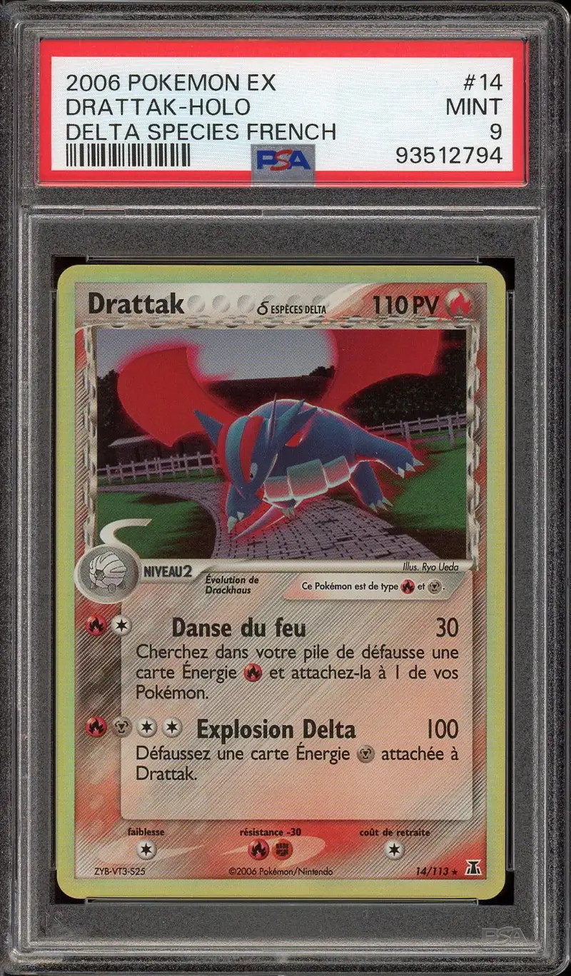PSA 9 Drattak Holo