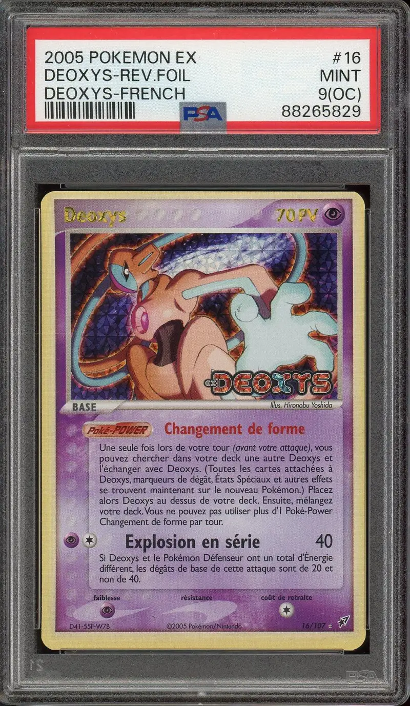 PSA 9 (OC) Deoxys Holo Rev