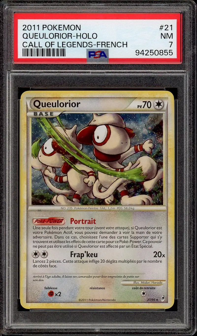 PSA 7 Queulorior Holo