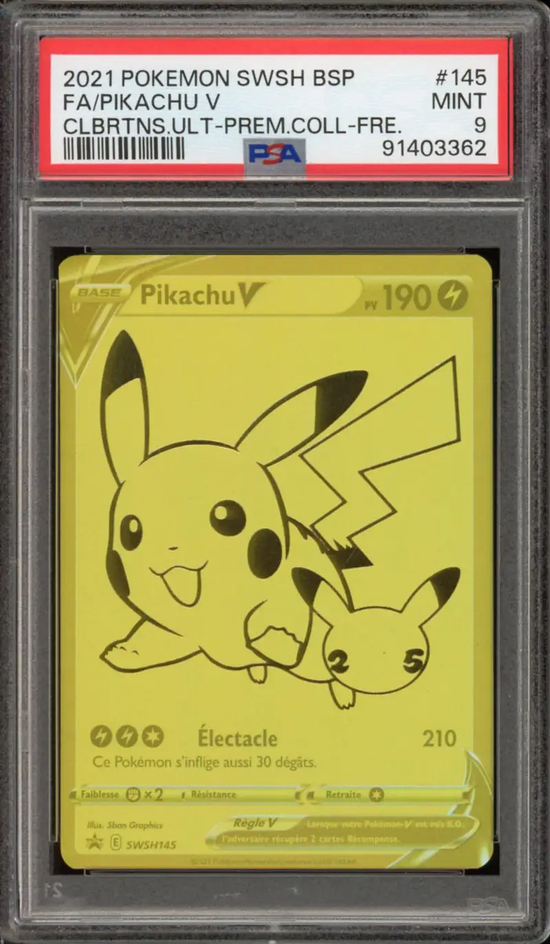 PSA 9 Pikachu V