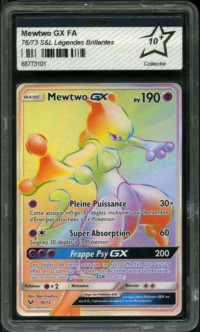 PCA 10+ Mewtwo Gx Rainbow