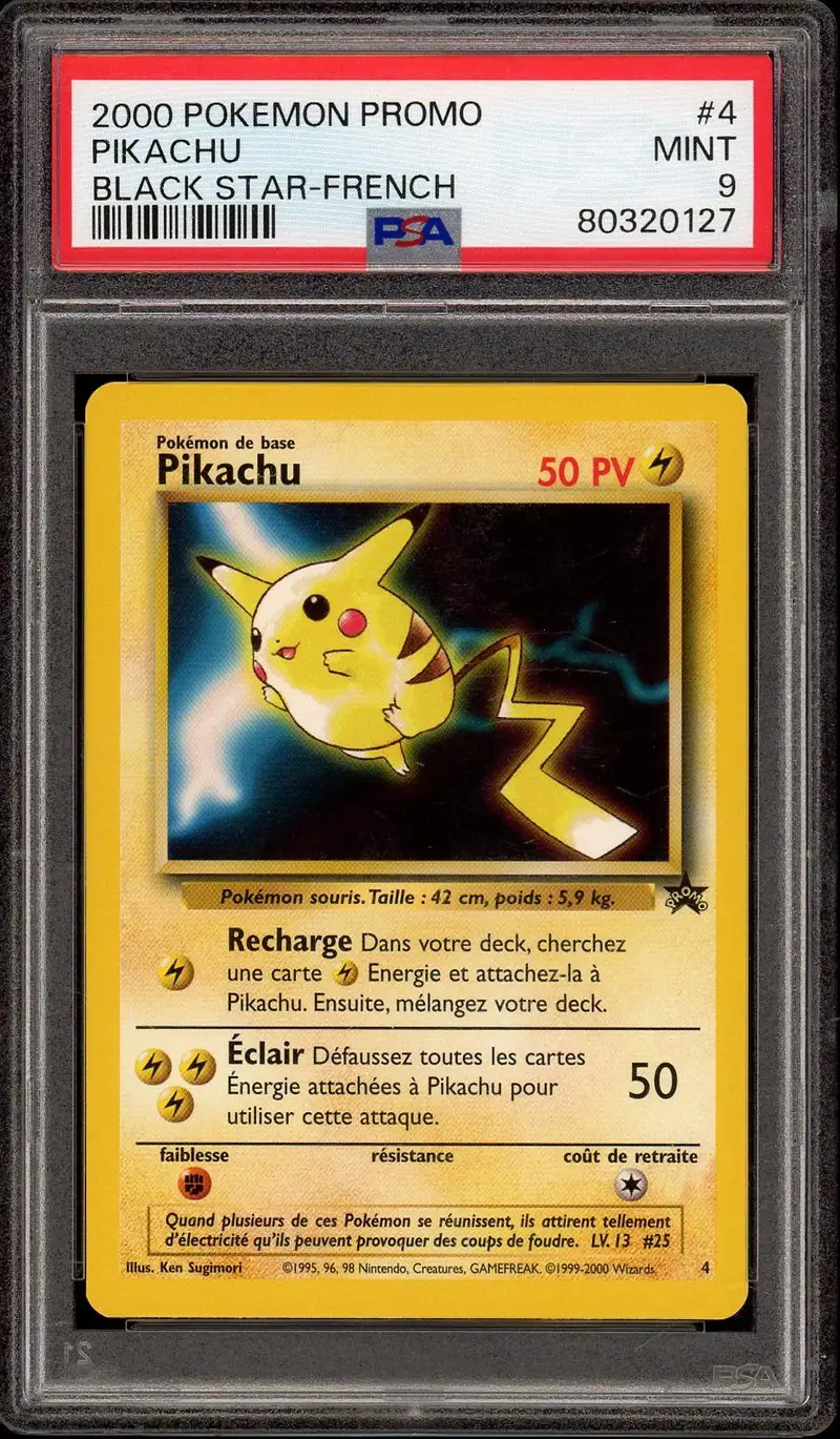 PSA 9 Pikachu