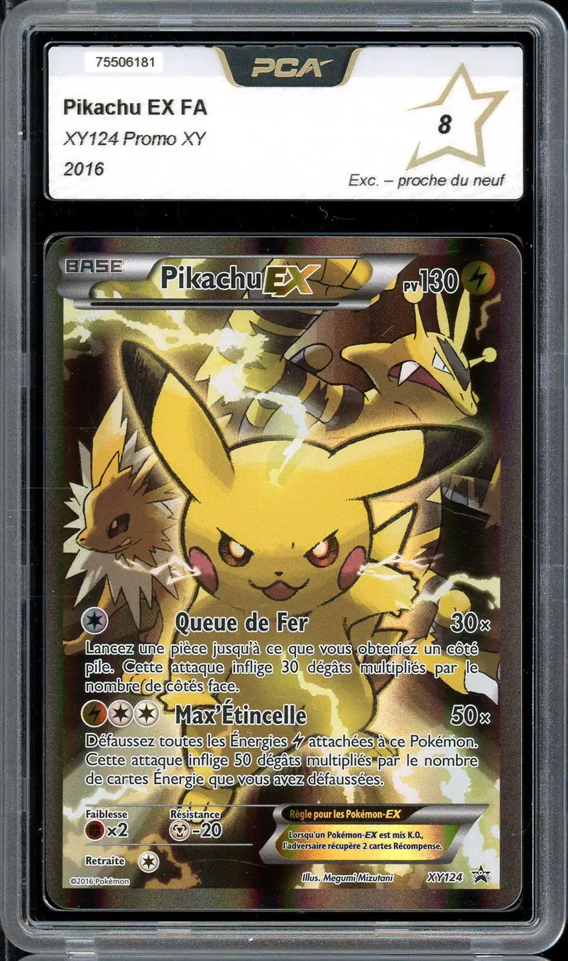 PCA 8 Pikachu Ex