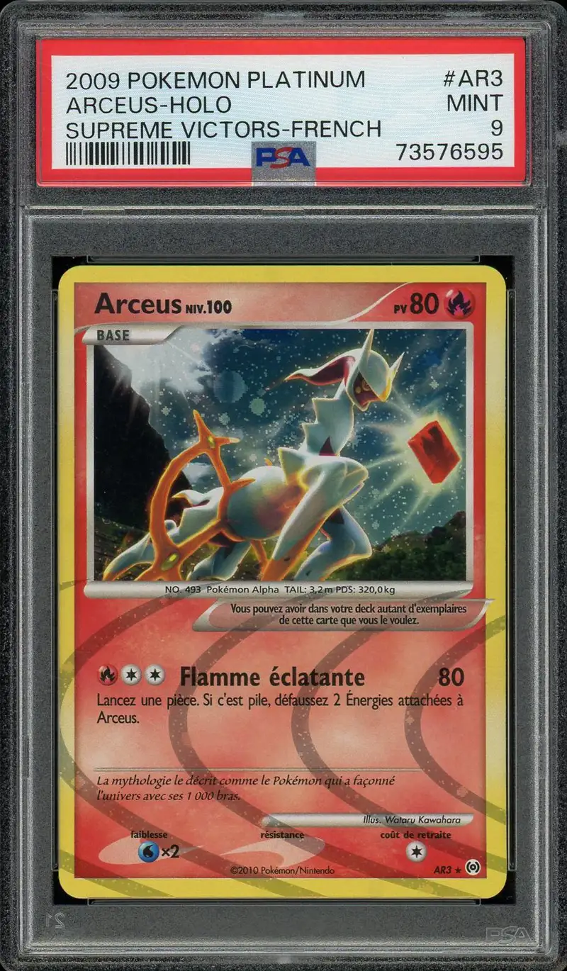 PSA 9 Arceus Holo