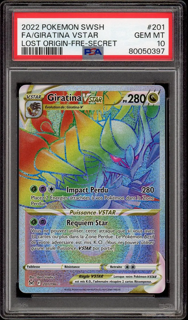 PSA 10 Giratina VStar Rainbow