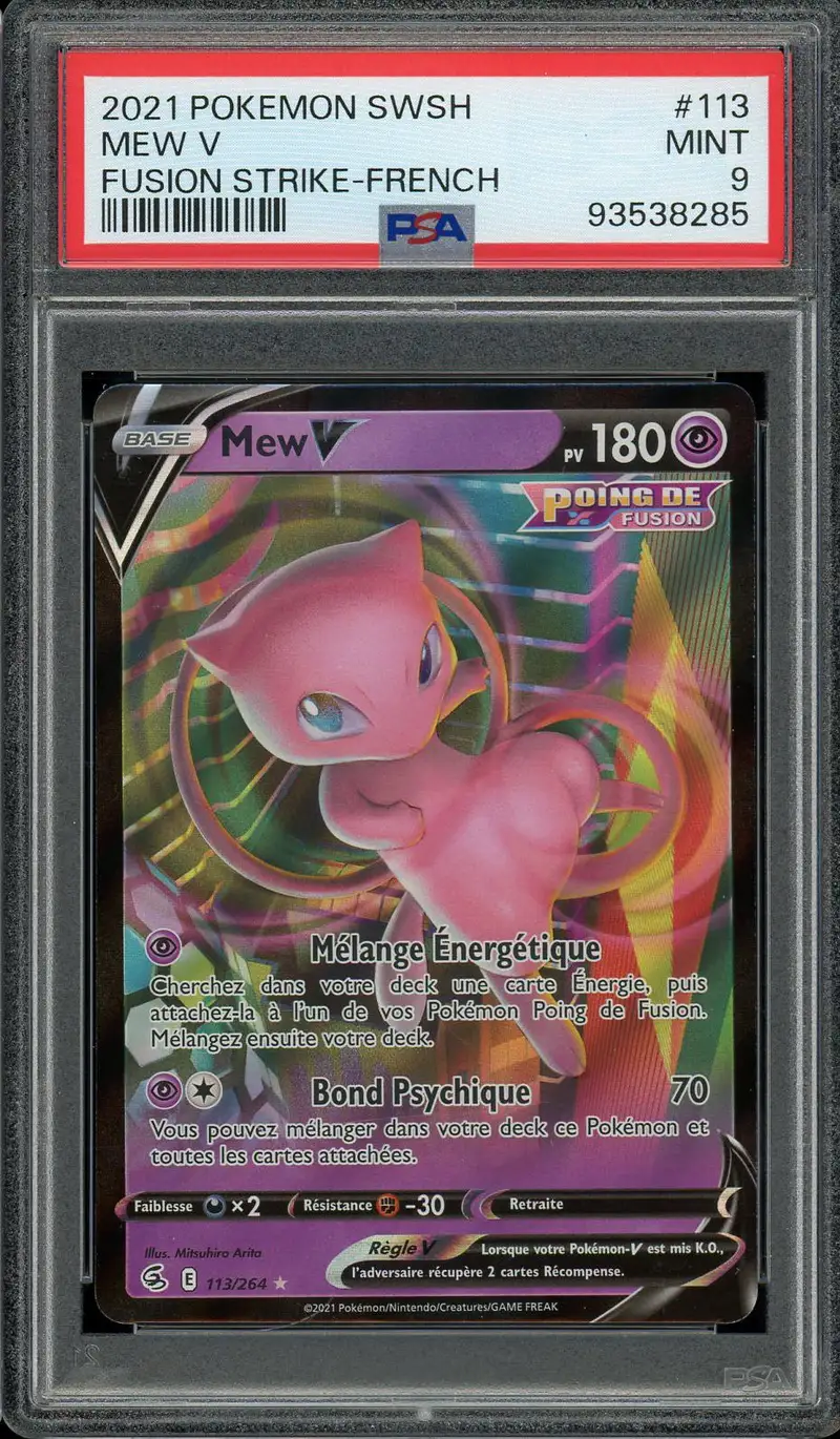 PSA 9 Mew V