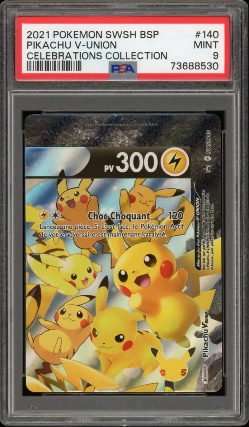PSA 9 Pikachu V Union