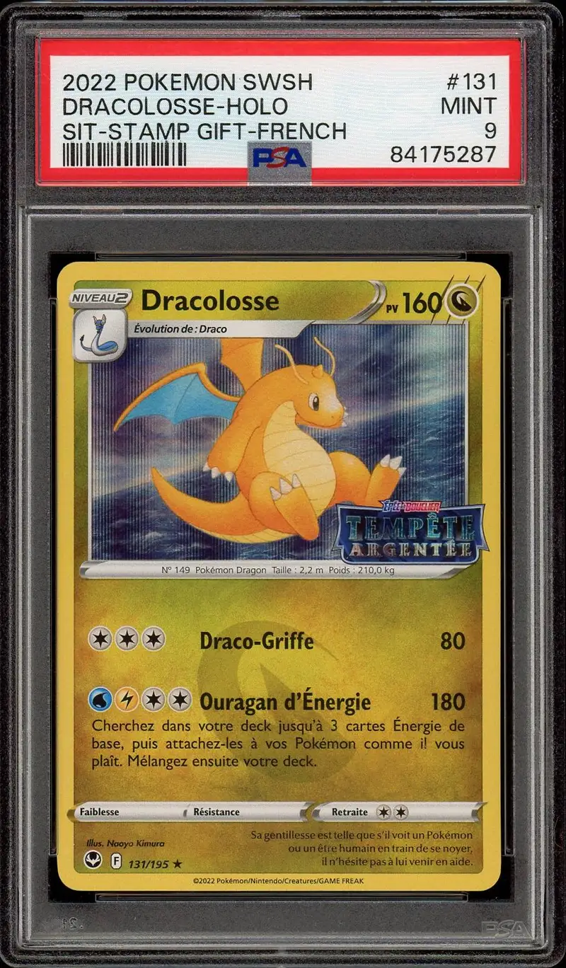 PSA 9 Dracolosse Holo