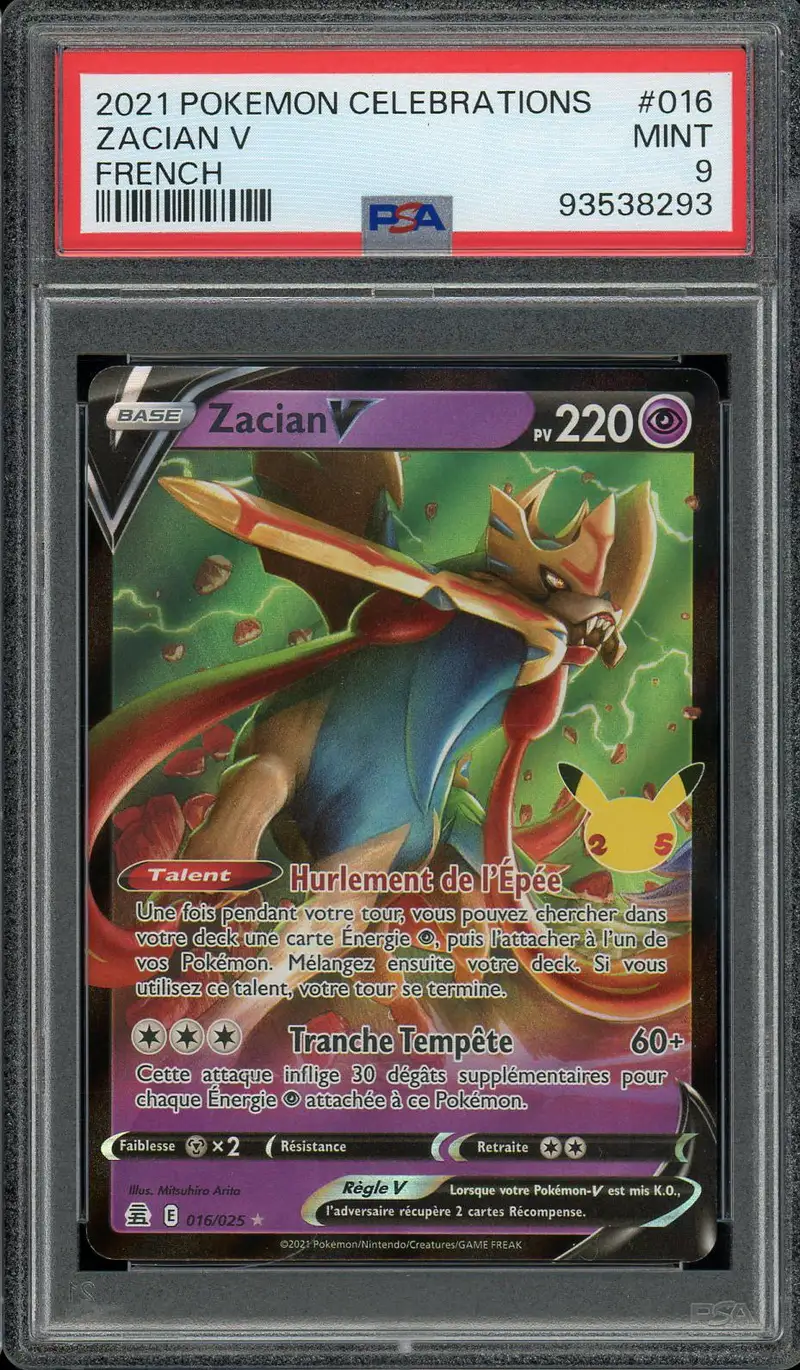 PSA 9 Zacian V