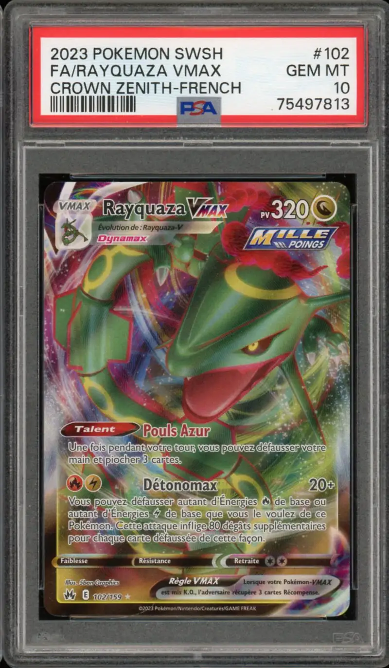 PSA 10 Rayquaza VMax
