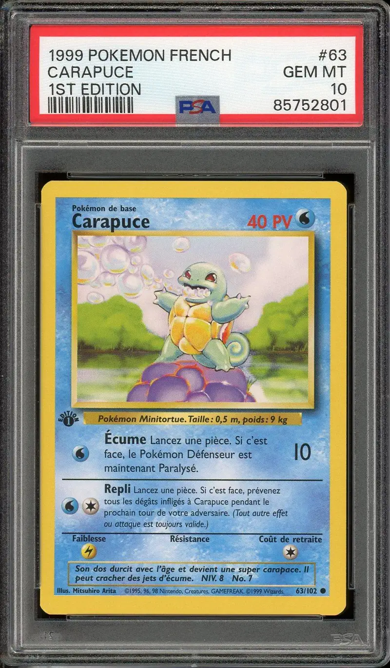 PSA 10 Carapuce