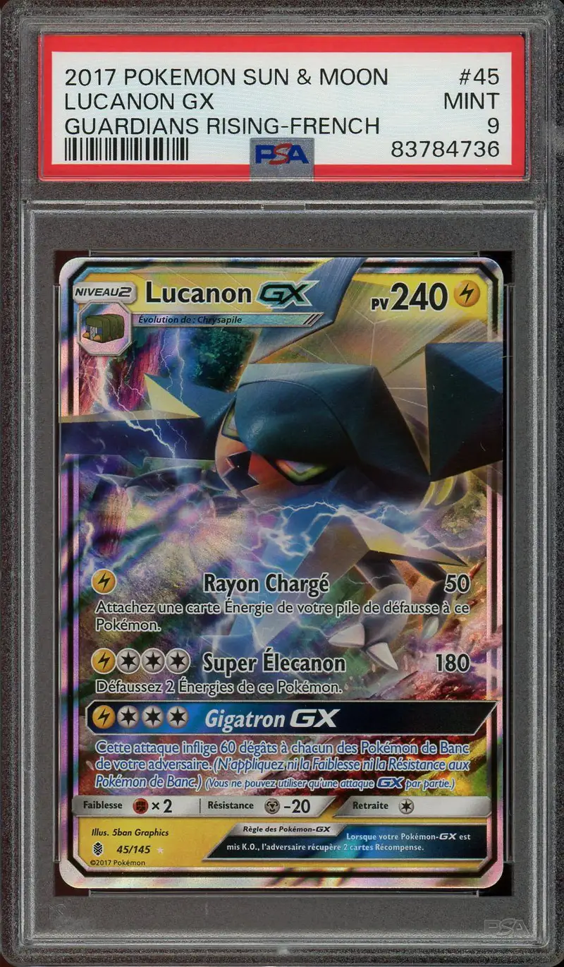 PSA 9 Lucanon Gx