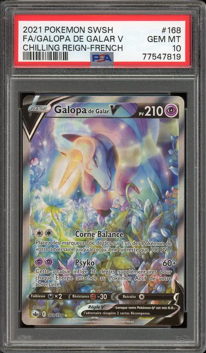 PSA 10 Galopa de Galar V