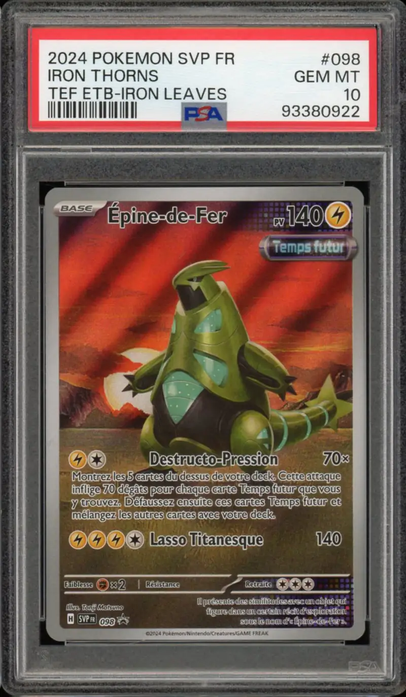 PSA 10 Epine-de-Fer