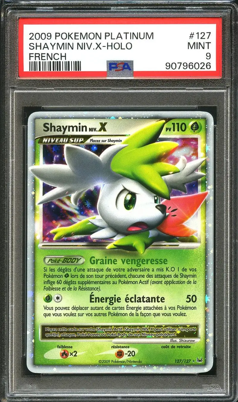 PSA 9 Shaymin Niv. X