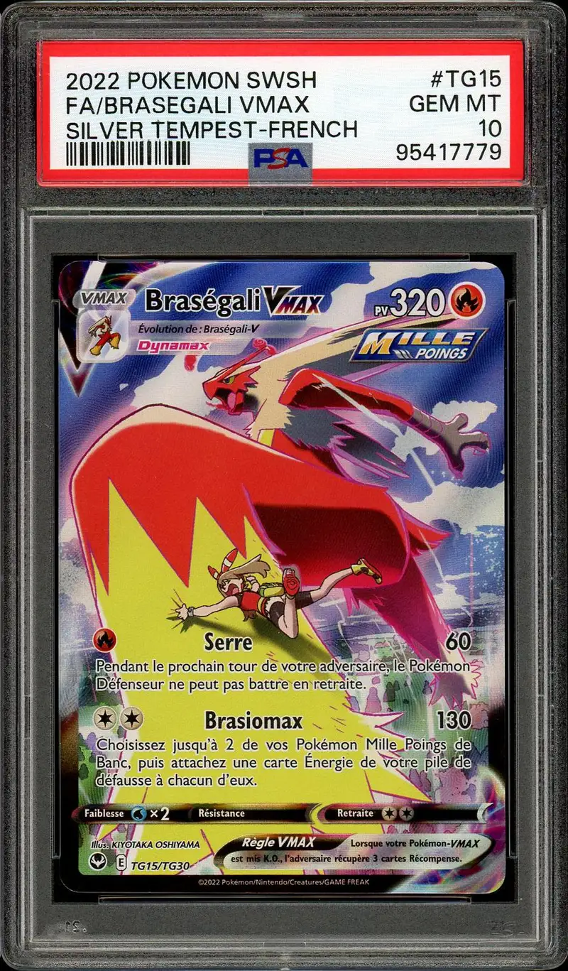 PSA 10 Braségali VMax