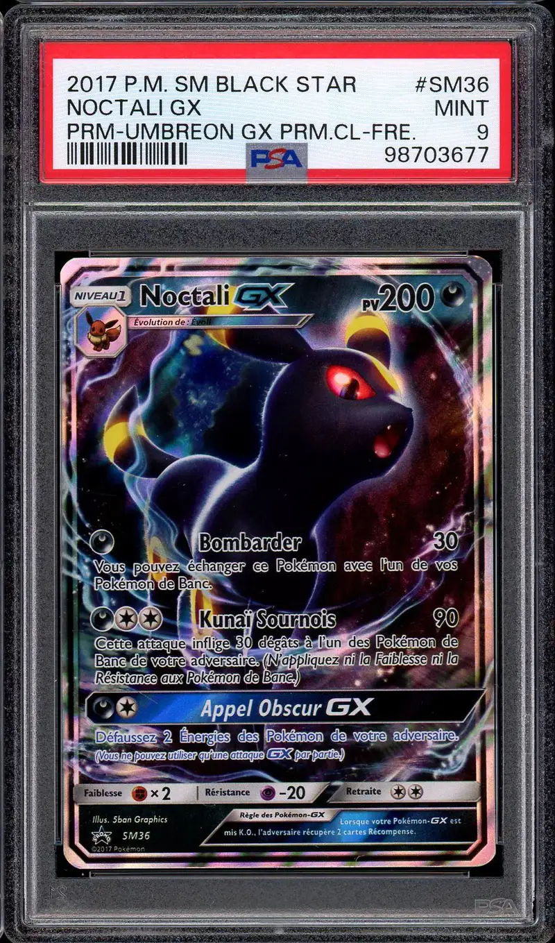 PSA 9 Noctali Gx