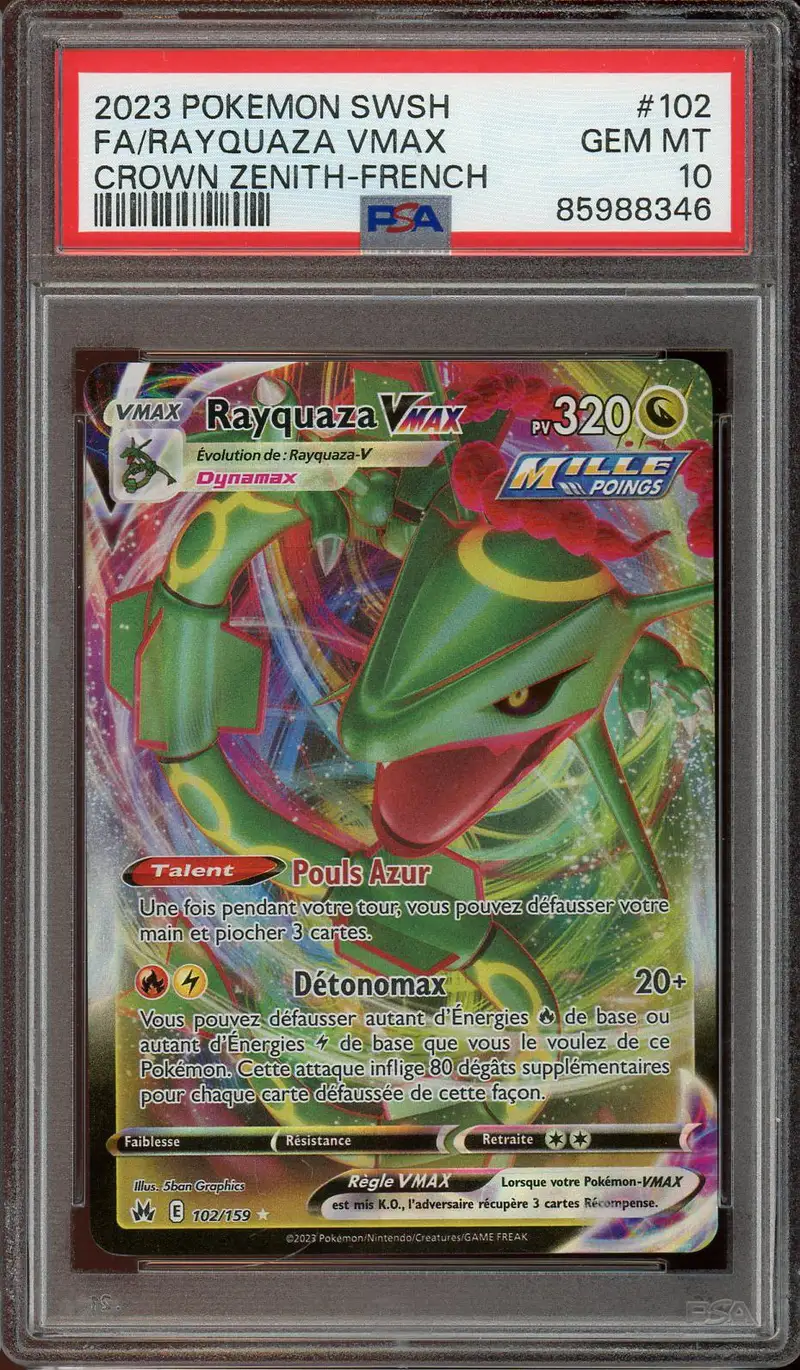 PSA 10 Rayquaza VMax