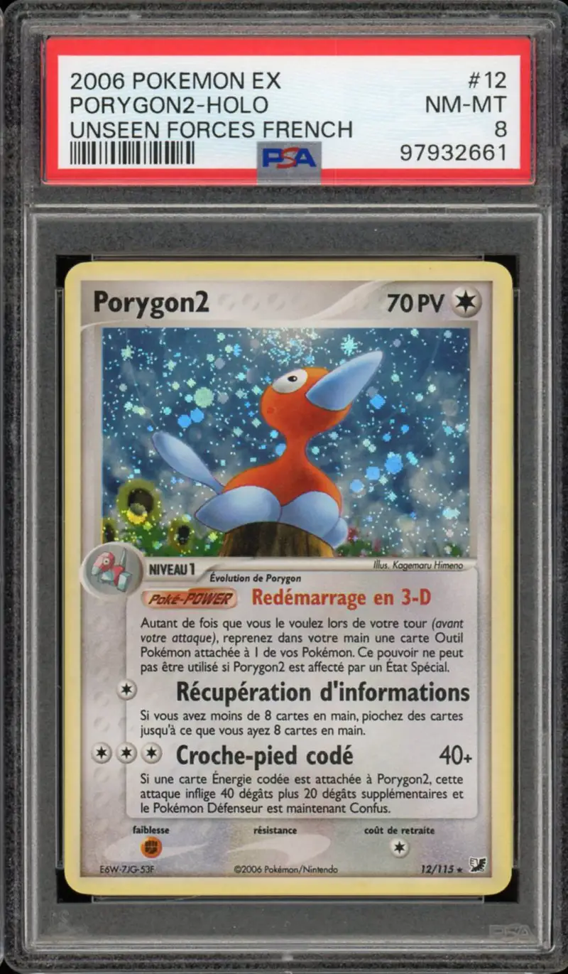 PSA 8 Porygon2 Holo