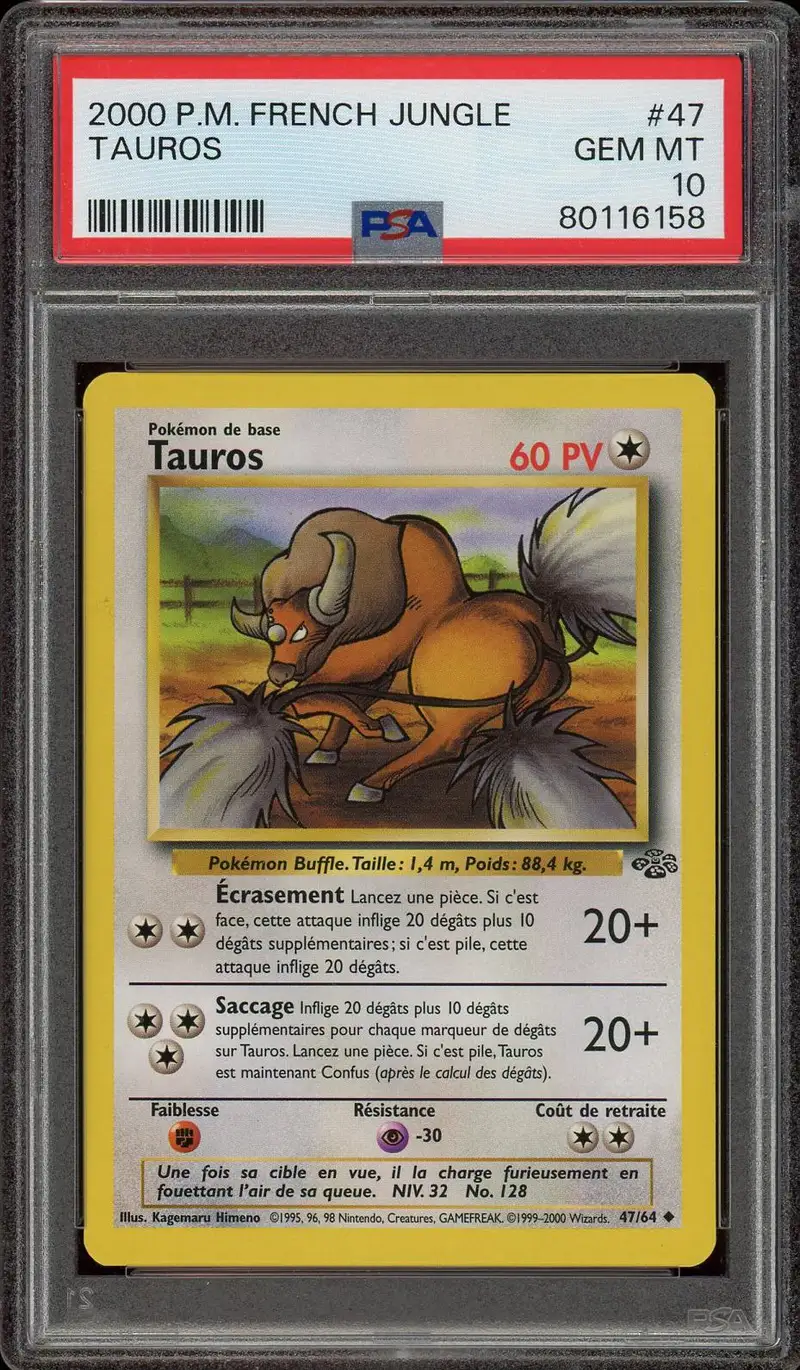 PSA 10 Tauros