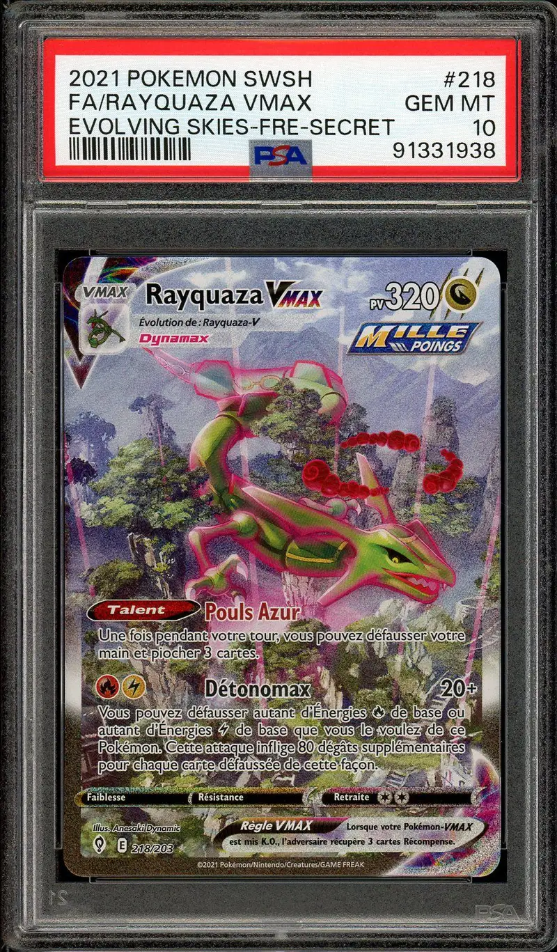 PSA 10 Rayquaza VMax