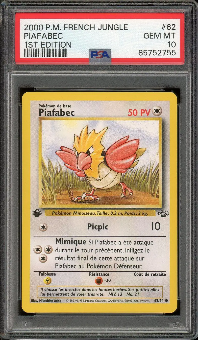 PSA 10 Piafabec