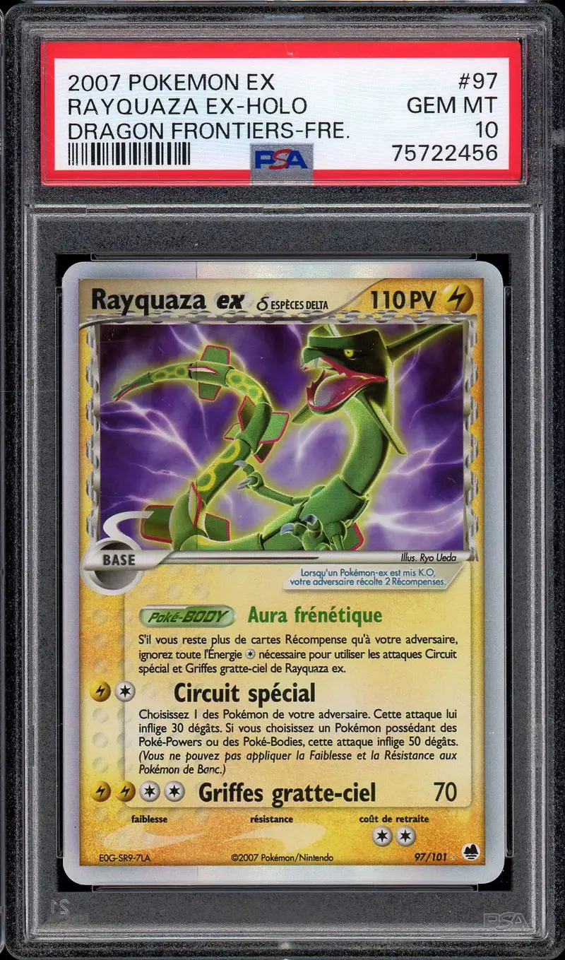 PSA 10 Rayquaza Ex