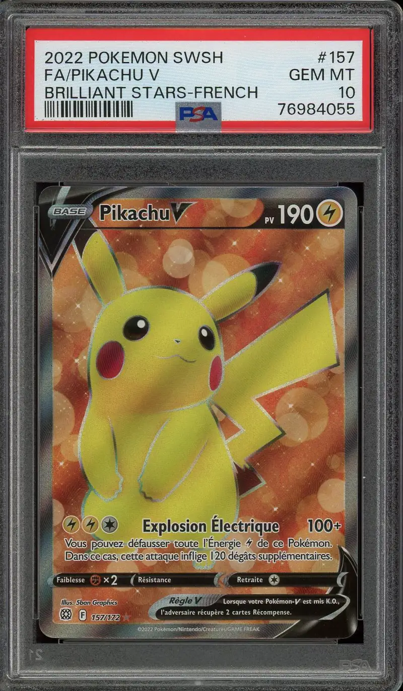 PSA 10 Pikachu V