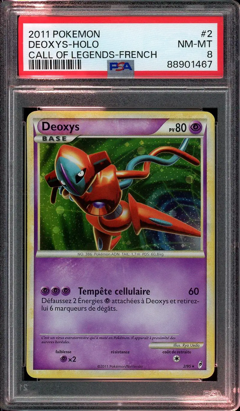 PSA 8 Deoxys Holo