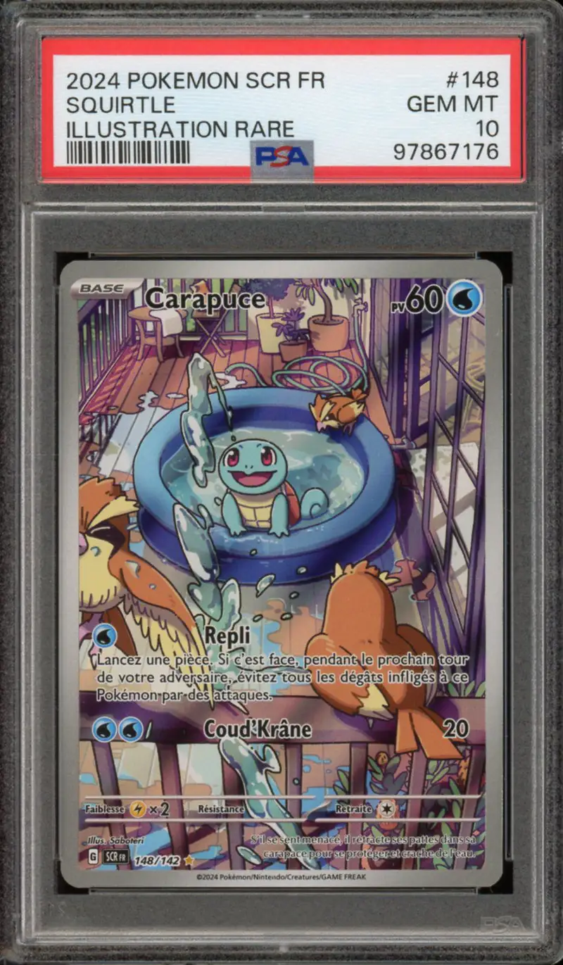 PSA 10 Carapuce