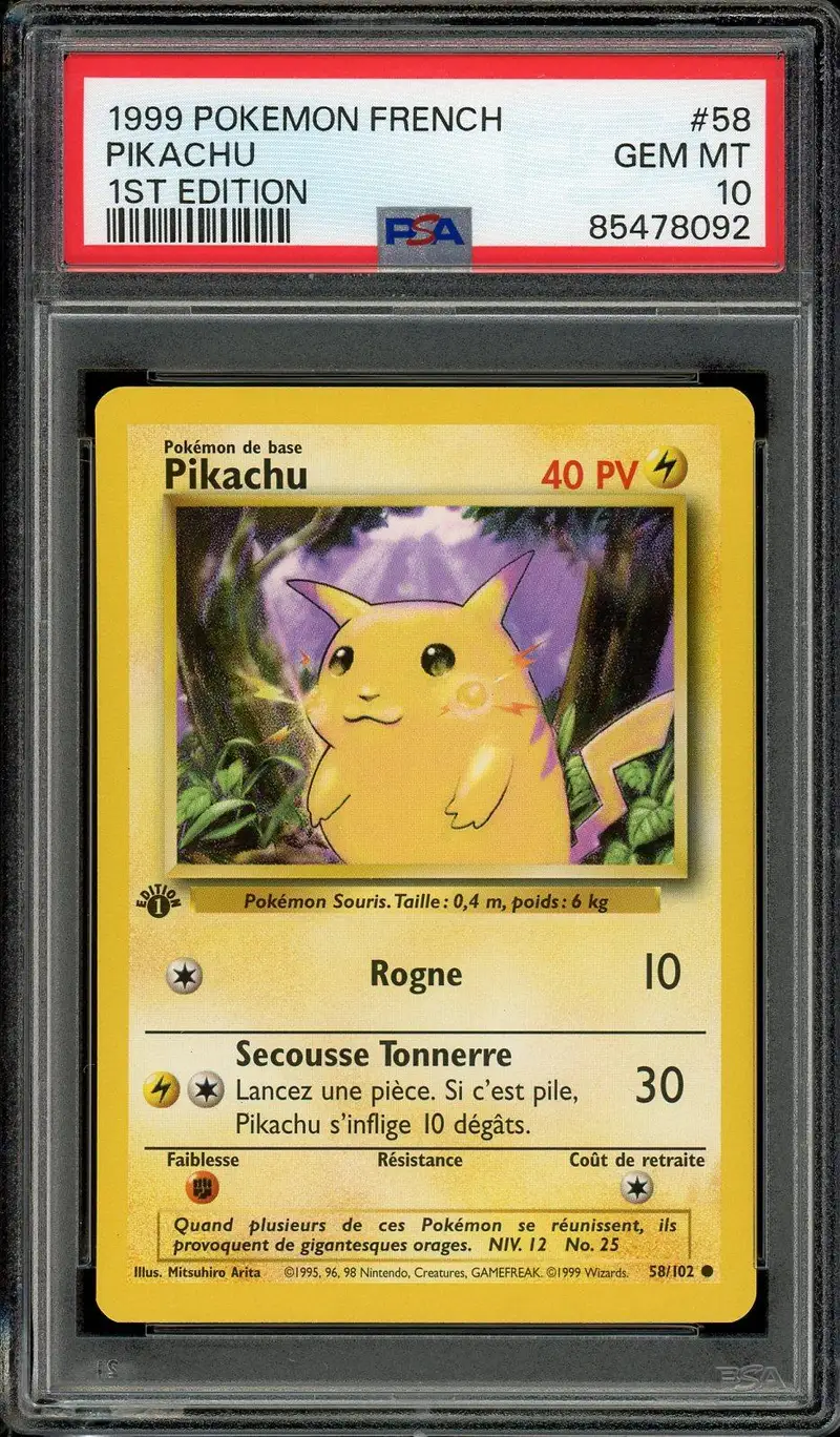 PSA 10 Pikachu
