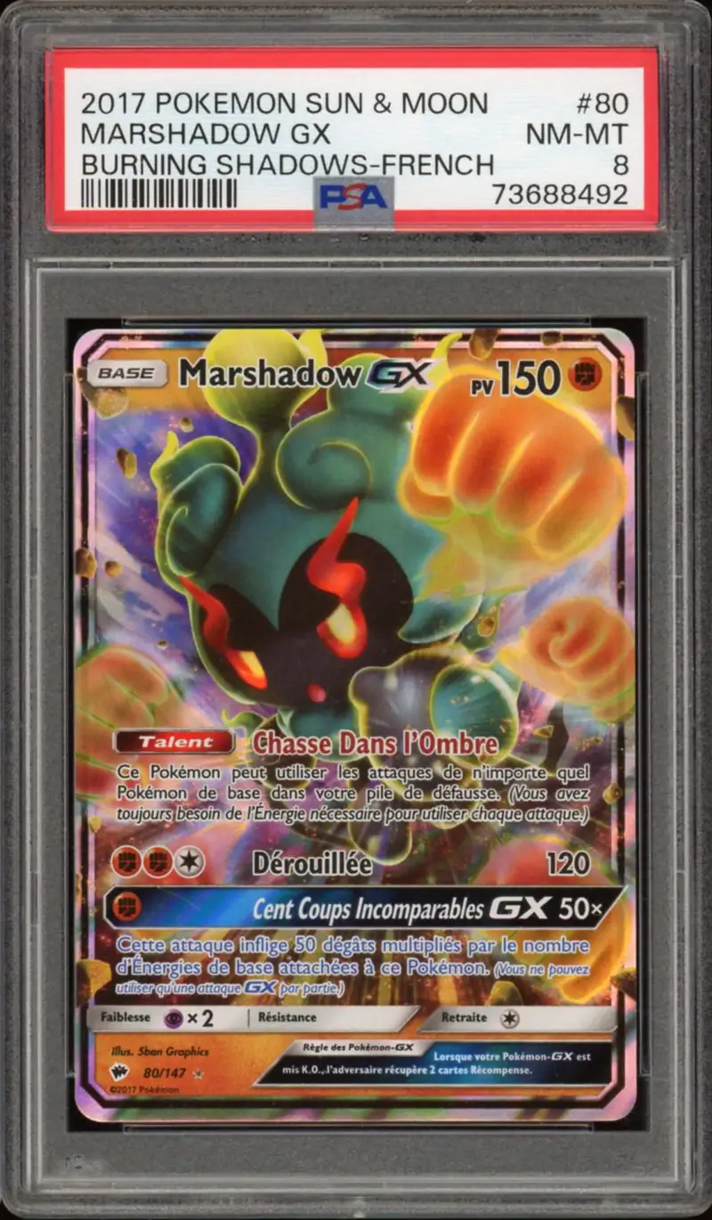 PSA 8 Marshadow Gx