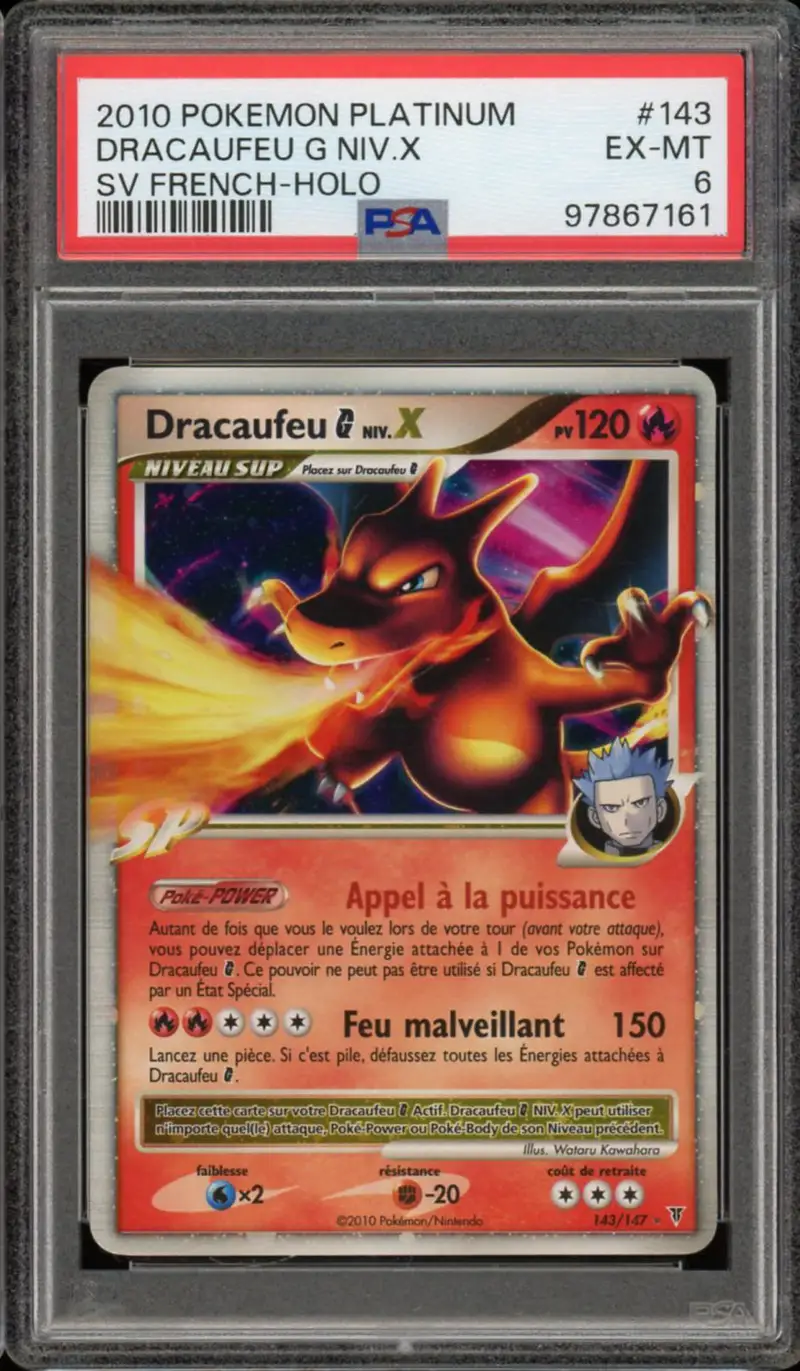 PSA 6 Dracaufeu G Niv. X