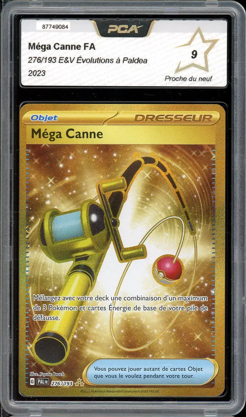 PCA 9 Méga Canne Gold